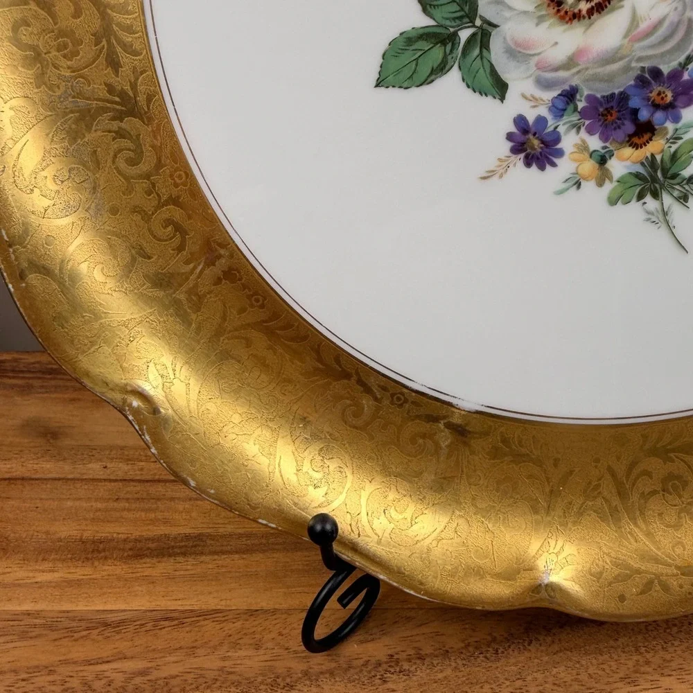 Vintage Rosenthal Moliere Alt Brabant Gold Gilt 13.25